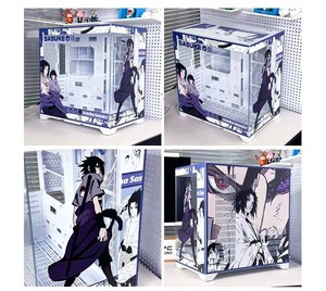 MicroATX/Desktop Gaming PC Towers Nuevo diseño Metal <span class=keywords><strong>Hokage</strong></span> Ninja Figura Vidrio templado Mid Tower Computer Case para PC Anime Stock - Product Image 5