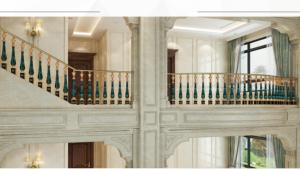 Phổ biến nhất kim loại cầu thang lan can Đồng lan can Hợp kim nhôm lan can lan can cho biệt thự cầu thang và ban công - Product Image 2