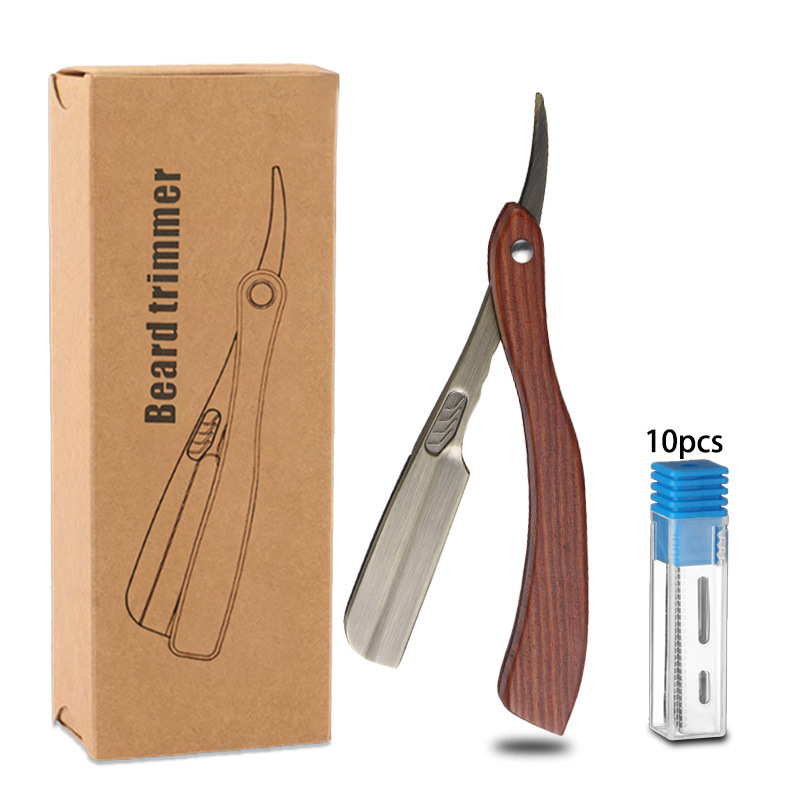 02g bronce-mango único-mango de madera-pala de 10 micras