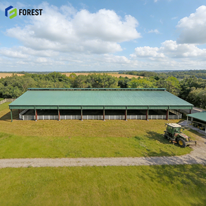 อาคารเหล็กสำเร็จรูป Elite Massive ขนาด 30x60x14 เมตร สำหรับสนามกีฬาสะอาด ปลอดฝุ่น ขนาดใหญ่ โปร่งแสง ปรับแต่งได้ตามต้องการ ชุบกัลวาไนซ์ - Product Image 1