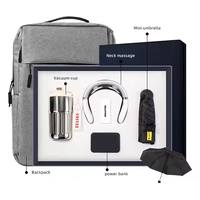 Ensemble cadeau d'affaires personnalisé, tasse à café + batterie externe + ventilateur, ensemble cadeau d'entreprise, cadeaux de Noël pour hommes et femmes