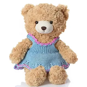 OEM benutzer definierte weiche Plüsch bär Stofftier Spielzeug machen niedlichen Plüsch Fee Teddybär mit Tutu Kleid