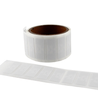 Étiquette RFID UHF longue portée bon marché pour la vente au détail, étiquette RFID pour vêtements, taille 50x30mm, étiquette autocollante en papier RFID en rouleau