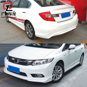 Per <span class=keywords><strong>Honda</strong></span> <span class=keywords><strong>Civic</strong></span> 2012-2013 modificare la gonna laterale anteriore con labbro posteriore ABS materiale Kit carrozzeria diretta in fabbrica - Product Image 6