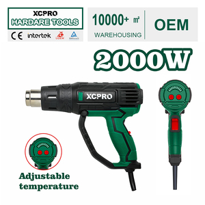 <span class=keywords><strong>Pistola</strong></span> de Calor Eléctrica de 2000W con Temperatura Ajustable 60-600 ℃   <span class=keywords><strong>Pistola</strong></span> de <span class=keywords><strong>Aire</strong></span> Caliente con Kits de Boquillas para Envoltura de Automóviles, Encogimiento de PVC y Despintado - Product Image 1