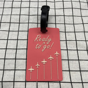 Direct Factory PVC Ultra-<b>light</b> Soft-Rubber Luggage Tags Airplane Boarding Pass-Style Anti-Loss Leisure Travel <b>Suitcase</b> Pendants - Product Image 4