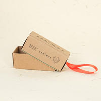 Caja de Embalaje Plegable de Papel Kraft Reciclable con Logotipo Personalizado Ecológico para Embalaje de Productos