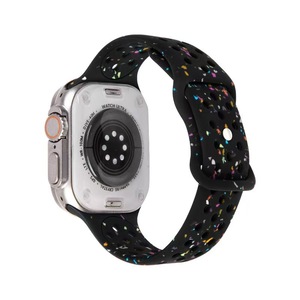 สายนาฬิกาซิลิโคน Upro Jelly สำหรับ Apple Watch Band Series 11 10 9 8 SE Ultra 2 แบบโปร่งแสงลายจุดสีสันสดใสแบบมีรูระบายอากาศสำหรับเล่นกีฬา - Product Image 6