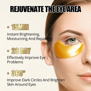 OEMプライベートラベル24Kゴールデンコラーゲンアイケアパッドマスクパッチ、むくみやクマ対策 - Product Image 2