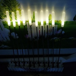 <b>Led</b> Lawn <b>Lights</b> Outdoor Waterproof Acrylic Stake Garden Pathway Lighting With <b>Light</b> <b>Sensor</b> Battery Operated - Product Image 2
