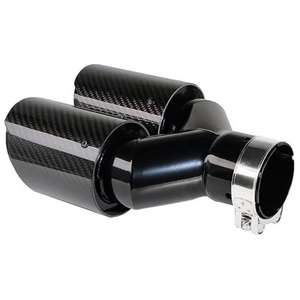 Puntas <span class=keywords><strong>de</strong></span> <span class=keywords><strong>escape</strong></span> dobles universales <span class=keywords><strong>de</strong></span> fibra <span class=keywords><strong>de</strong></span> carbono para <span class=keywords><strong>coche</strong></span>, entrada <span class=keywords><strong>de</strong></span> 2.5 pulgadas, salida <span class=keywords><strong>de</strong></span> 3.5 pulgadas, acabado quemado - Product Image 6