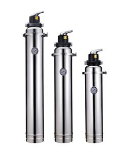 Système de filtration d'eau manuel pour toute la maison VAMIA 5000L/H en PVDF et acier inoxydable 304, purificateur, distributeur, filtres à eau - Product Image 1