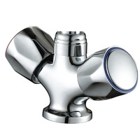 Robinet de cuisine et de salle de bain industriel à double poignée, à montage sur pont, en laiton massif, à haut débit, avec cartouche en laiton ou en céramique en option