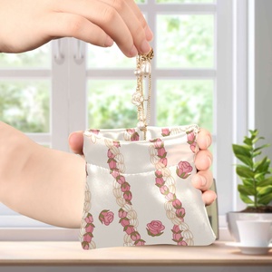 Hawaiian PU Leather Storage Mini Wallets Card <b>Cases</b> Custom Puakenikeni Design Women's <b>Coin</b> Purses - Product Image 4