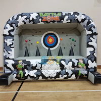 Jeu de tir à l'arc gonflable sûr balle de vol stationnaire gonflable tir à l'arc étiquette jeux de cible pour les événements de fête