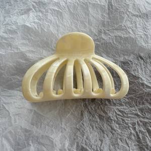 Pinzas de Pelo Huecas de Plástico de Color Sólido, Accesorios de Pelo Femeninos Sencillos y Elegantes para Cabello Fino - Product Image 5