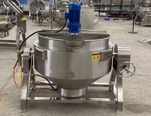 Nouvelle marmite de cuisson commerciale automatique à <span class=keywords><strong>prix</strong></span> d'usine pour confiture de tomates et de fruits, chauffage gaz/vapeur/électrique, avec certification CE - Product Image 4