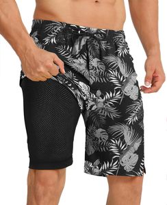 Мужские пляжные купальники 2 в 1 - Product Image 1