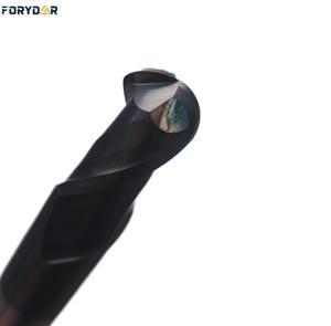 <span class=keywords><strong>Fraise</strong></span> à bout sphérique en carbure de tungstène, diamètre 12 mm, tige longue, outils CNC, prix de gros - Product Image 2