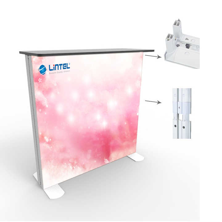 Outdoor Reception Plastic Expo Table Frameless SEG LED Light Box ...