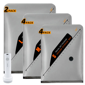 <span class=keywords><strong>Bolsas</strong></span> de Almacenamiento al Vacío Plegables de PE+PA/PET+PA con Cierre y Bomba <span class=keywords><strong>para</strong></span> Ropa y Ropa de Cama, Ecológicas - Product Image 1