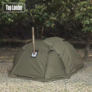 Carpa <span class=keywords><strong>de</strong></span> Invierno para Acampar, Resistente al Frío, Plegable, Portátil, con Protección Solar, Impermeable, Ignífuga, <span class=keywords><strong>de</strong></span> Gran Espacio, para <span class=keywords><strong>2</strong></span> Personas, Familiar - Product Image 4