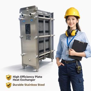 Échangeur de chaleur à plaques pour lait pasteurisé 304, prix usine, personnalisation d'échangeurs de chaleur à plaques de qualité alimentaire - Product Image 4