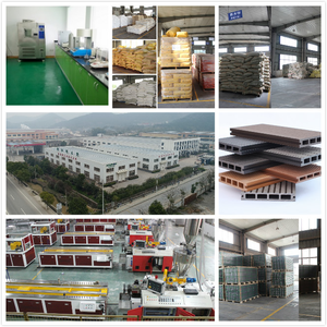 Teak Color No slip materiale da costruzione esterno Wpc coperta pavimento in plastica composito Wpc Decking - Product Image 4