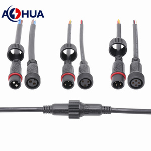 Cable de alimentación de 3 pines, <span class=keywords><strong>M23</strong></span>, macho, hembra, redondo, plástico, hueco, conector moldeado, 2,5/1,5/1,0/0, 75 mm2, Cable para iluminación Led - Product Image 4