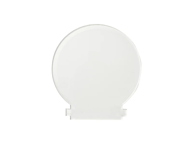 White Sublimated Round 12x13x0.4cm