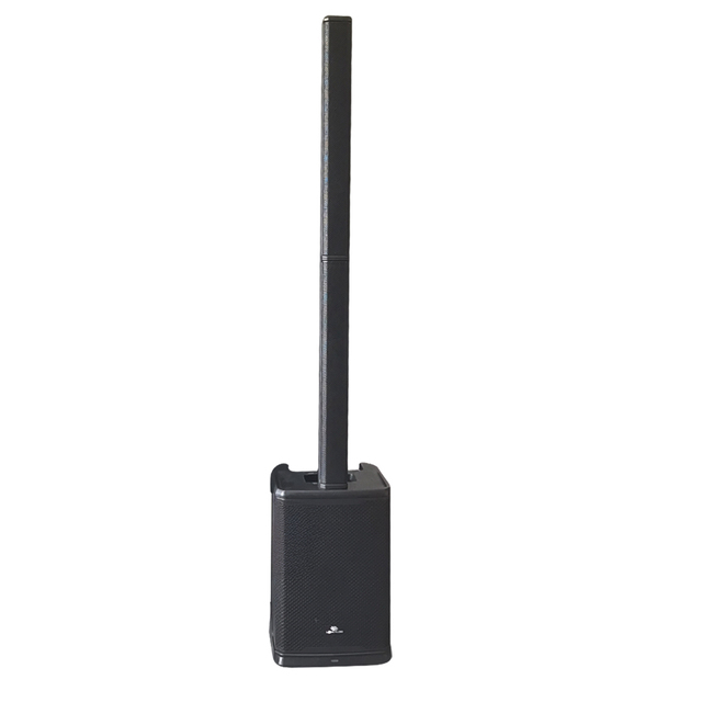Leon Audio High Power Stage Event Active Column Line Array Speaker, 2000W Vertical Portable PA System Built-in DSP PA System
