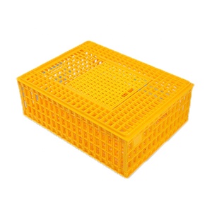 Proveedor de China Jaula de transporte de pollo vivo Caja de rotación de pollitos Caja de transporte de plástico para aves de corral Pato Granja de pollos - Product Image 3