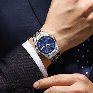Luxury 615 <b>Men</b> Business Top Brand Man Wristwatch High Quality Reloj Waterproof Luminous Date Week Quartz <b>Men's</b> <b>Watches</b> - Product Image 5