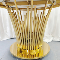 Mesa para pastel de novios de acero inoxidable con ruedas para bodas, hoteles, eventos, banquetes
