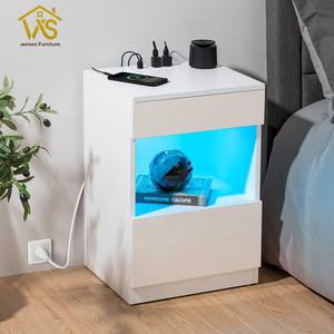 Hoch glänzende wiederauf ladbare Lampe LED Nachttisch lampe mit Schreibtisch LED Licht Nachttisch Nachttisch - Product Image 2