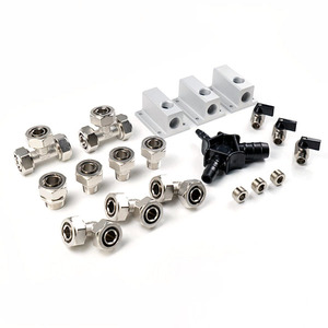 Kit de tuyauterie pour compresseur d'air 3/4\" x 100 pieds, système de tuyauterie en aluminium HDPE, tuyauterie pour air comprimé - Product Image 5