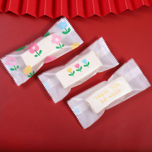 Cute Transparent Heat Seal Plastic Packaging Bag Nougat/Candy/Biscuit /Suger/Chocolate/Snack/Food Bag
