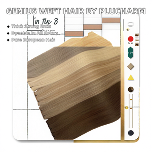 For European Virgin Hair Extensions Single Weft Micro-Link Attachment Wholesale From Plucharm Factory - Product Image 2