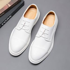 Chaussures habillées et Oxford décontractées en PU de haute qualité pour hommes – Confortables, souples, style bureau et affaires, chaussures de mode formelles pour hommes - Product Image 1