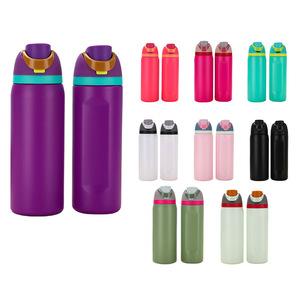 D5324 - Nueva Taza Aislada al Vacío <span class=keywords><strong>de</strong></span> Acero Inoxidable 304 <span class=keywords><strong>para</strong></span> <span class=keywords><strong>Hombre</strong></span> y Mujer, Taza <span class=keywords><strong>de</strong></span> Agua Deportiva Portátil <span class=keywords><strong>para</strong></span> Exteriores con Asa, Diseño Moderno - Product Image 1