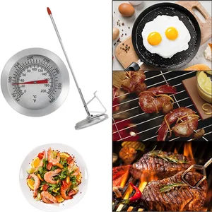 Thermomètre à sonde en acier inoxydable pour cuisine, échelle de température 0~200°C, pour lait, café, aliments, viande, usage domestique - Product Image 3