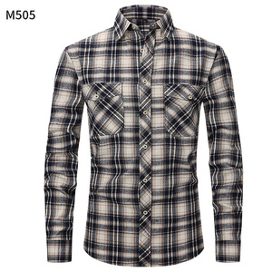 <span class=keywords><strong>Camicia</strong></span> da <span class=keywords><strong>uomo</strong></span> con motivo a <span class=keywords><strong>quadri</strong></span> in lana di flanella a maniche lunghe in <span class=keywords><strong>pile</strong></span> a maniche lunghe da <span class=keywords><strong>uomo</strong></span> - Product Image 5