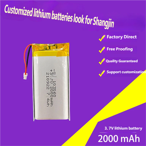 SUNKING 3.7V 1030605 2000mAh 7.4Wh Elektrikli Bisikletler/Scooterlar için LiPo Pil Paketi 10x30x60mm 500 Döngü - Product Image 2