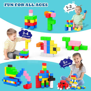 Cubos Magnéticos, Juegos Educativos Tempranos, Rompecabezas DIY, Juego de Construcción 3D, Bloques Magnéticos para Niños Pequeños, Juguetes de Aprendizaje para Niños - Product Image 2