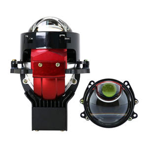 신형 LED 헤드라이트 프로젝터 렌즈 6000K HID 제논 엔젤 아이 헤일로 링 레트로핏 헤드라이트 IP65 방수 10000 루멘 3인치 - Product Image 1