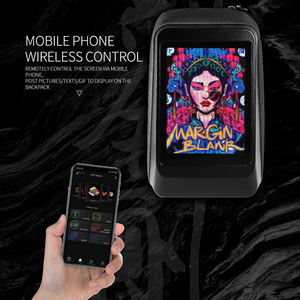 Sac à dos publicitaire mobile lumineux LED, nouvelle vente explosive, publicité mobile, sac à dos scolaire LED, téléphone portable Bluetooth - Product Image 3