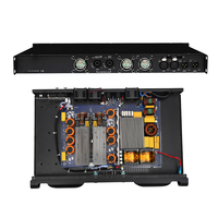 Amplificateur de puissance audio de classe D à deux canaux 600w 1200w 1U 2 pour caisson de basses extérieur