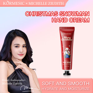 KORMESIC ครีมทามือกลิ่นคริสต์มาส 30 กรัม รูปตุ๊กตาหิมะ บำรุงผิวชุ่มชื้น นุ่มนวล สดชื่น ผลิตภายใต้แบรนด์ของคุณเอง (OEM) - Product Image 2