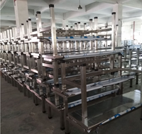 Meubles scolaires en acier inoxydable confortables, écologiques, durables et ignifuges, ensembles de tables et chaises de cafétéria personnalisables, bancs