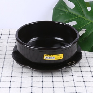Sustainable Korean Ceramic Bibimbap Miso Soup <strong>Fish</strong> Rice Noodle Casserole Stone <strong>Pot</strong> Stainless Steel Handles Daily Use Pan Classic - Product Image 3